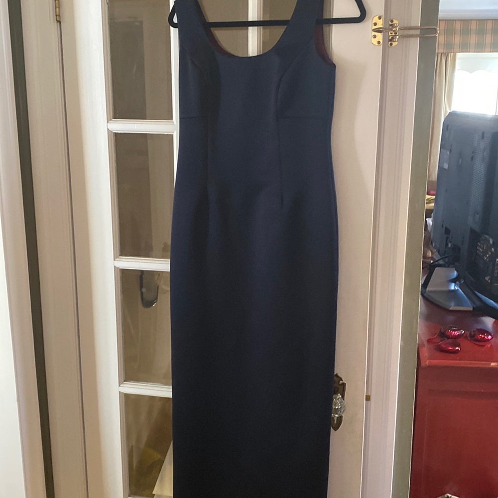 Elegant Midnight Blue Formal Gown